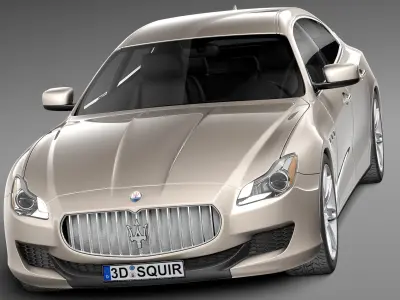 Maserati Quattroporte 2013 3D model