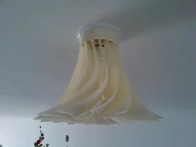 Turbine Inspired Lamp Shade Free 3D print model