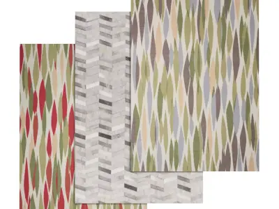 Rug Set 1095 3D model