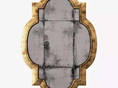 Uttermost andorra gold mirror 3D model