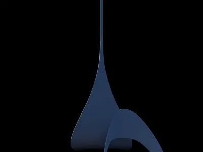 Alexander Calder Sculpture Replica 03 Low-poly 3D model