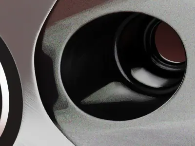 BBS SR Brushed Rims 3D Model High and Low-poly 3D model