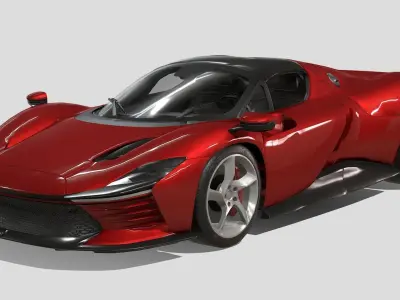 Ferrari SP3 Daytona 3D print model