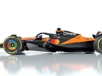 F1 McLaren MCL39 2025 Low-poly 3D model