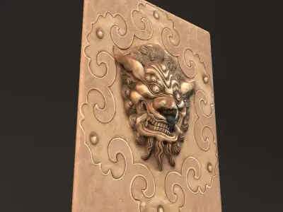 Copper beast 3D model