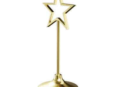 Venice Gold Candle Holder 3D model