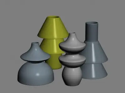 vase 07 3D model buy