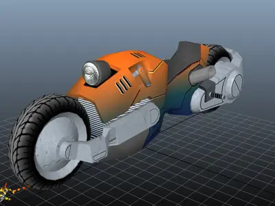 URBAN BIKE Low-poly 3D model