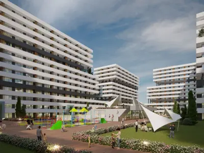 Complex Building  3D model