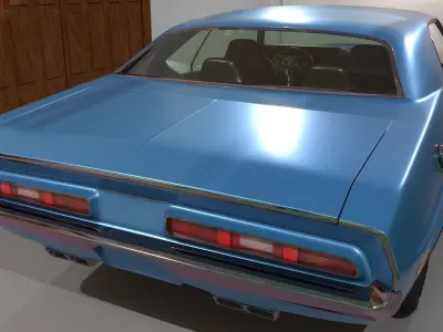 Dodge Chalenger 1971 3D model