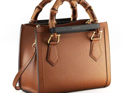 GUCCI Diana mini bag 02 3D model