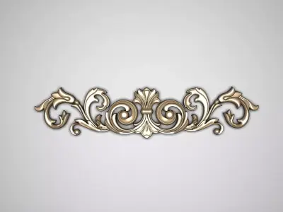 Carved decor 3 3D model