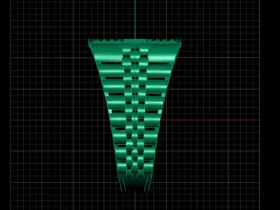 Print Ready STL 3DM  Gents Rings Diamond Men Ring  3D print model 99
