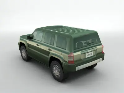 2007 Jeep Patriot Lowest Detail Low-poly 3D model