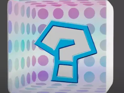 Mario Kart Item Box 3D model