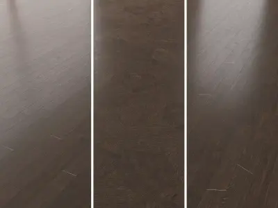 Parquet Oak Lawson Brushed set 7 3D model