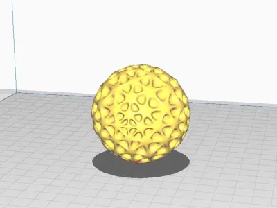 Art ball decoration Free 3D print model