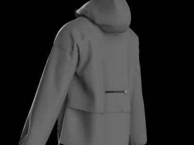 Male jacket 3D model