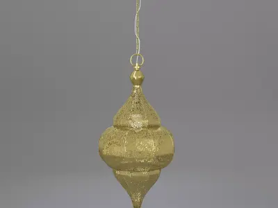 TAJ moroccan lamp Low-poly 3D model