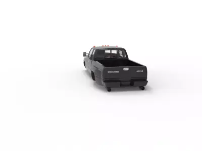 2000 Dodge Ram 2500 Quad Cab Cummins Dually 4x4 3D print model