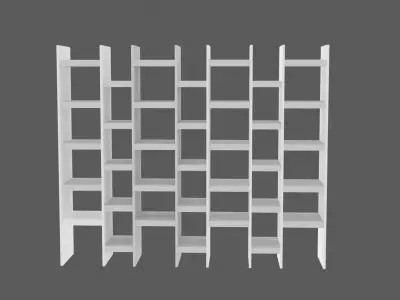 Big Bookshelf KS296 Free 3D model