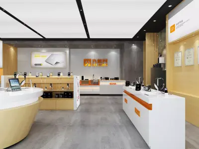 Fashion Tech Store Mobile Phone Low-poly 3D model