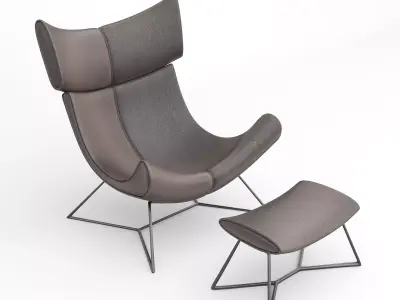 Single Lopht Relax Armchair 3D model