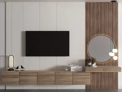 Bedroom Furniture Composition 06 3D model