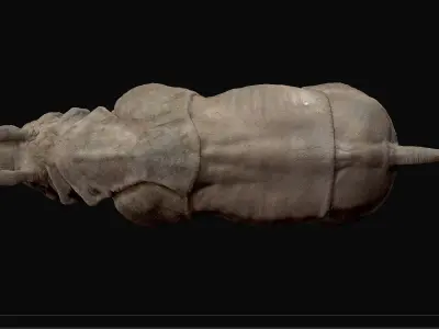 Indian Rhinoceros - Sculpt 3D model