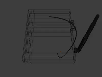 Modem wi-fi router Free 3D model