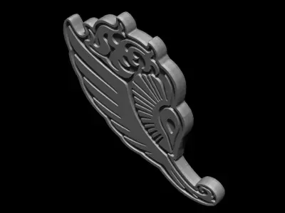 Unicorn Keychain Free 3D model