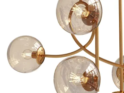Fashionable led pendant lights 3D model