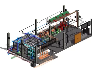 WATER TREATMENT - SWIMMING POOL 3D model