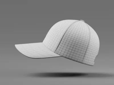 Cap - 04 Low-poly 3D model
