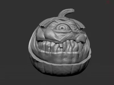 Halloween Pumpkin 3D Model for Printing 3D print model