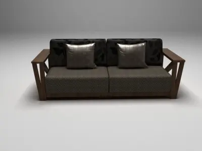seven sofas 3D model