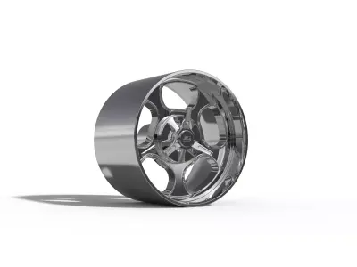 BILLET SPECIALATIES DRAGSTER WHEEL  3D print model