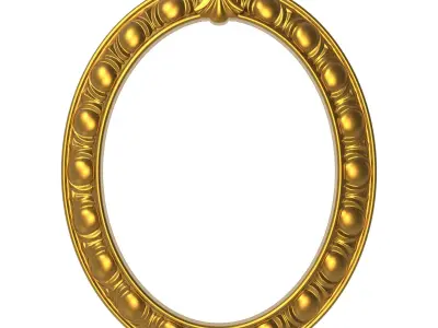 10 carved frames set 3D Model Collection