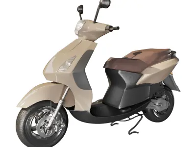 Scooter 3D model 3