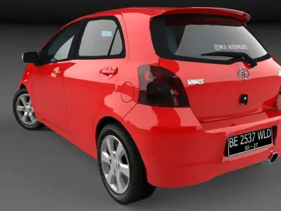 2010 TOYOTA YARIS 3D model