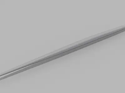 Green Emerald Boa Snake Shape 3D model