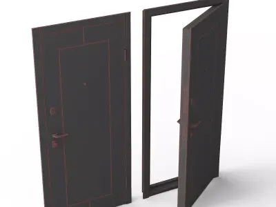 Zevan Door 3D model