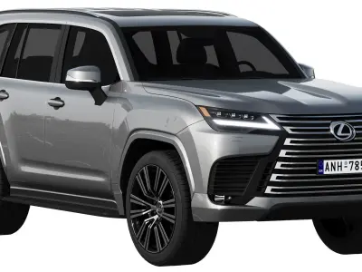 Lexus LX600 2022 3D model