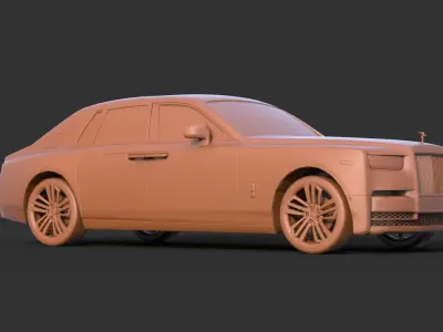 Rolls Royce Phantom 3D print model