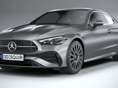Mercedes-Benz CLE Coupe 2024 3D model