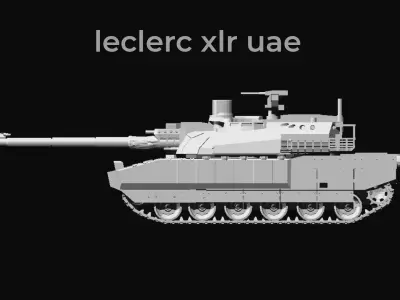 Leclerc mbt UAE version 3D print model