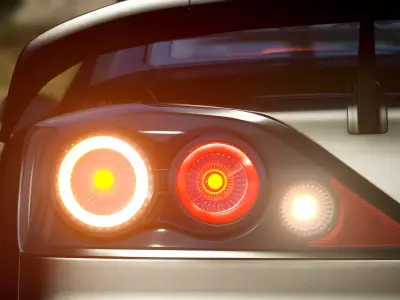 Sonar Euro Taillights GT6 Nissan S15 3D model