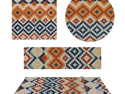 Rugs No 599 Low-poly 3D model