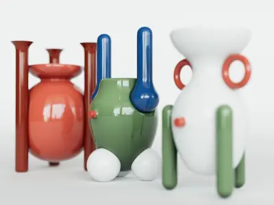 Explorer Vases 3D model
