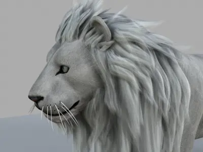 White Lion 3D model